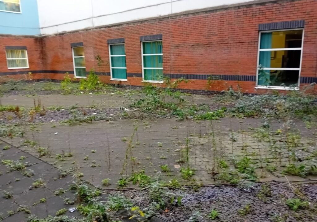 Before image of the space