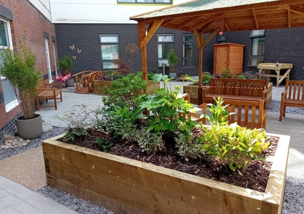 New garden space