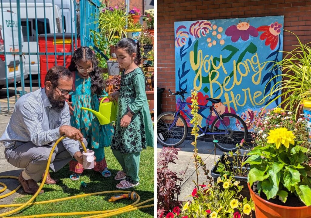 Community garden at Deeplish Community Association
