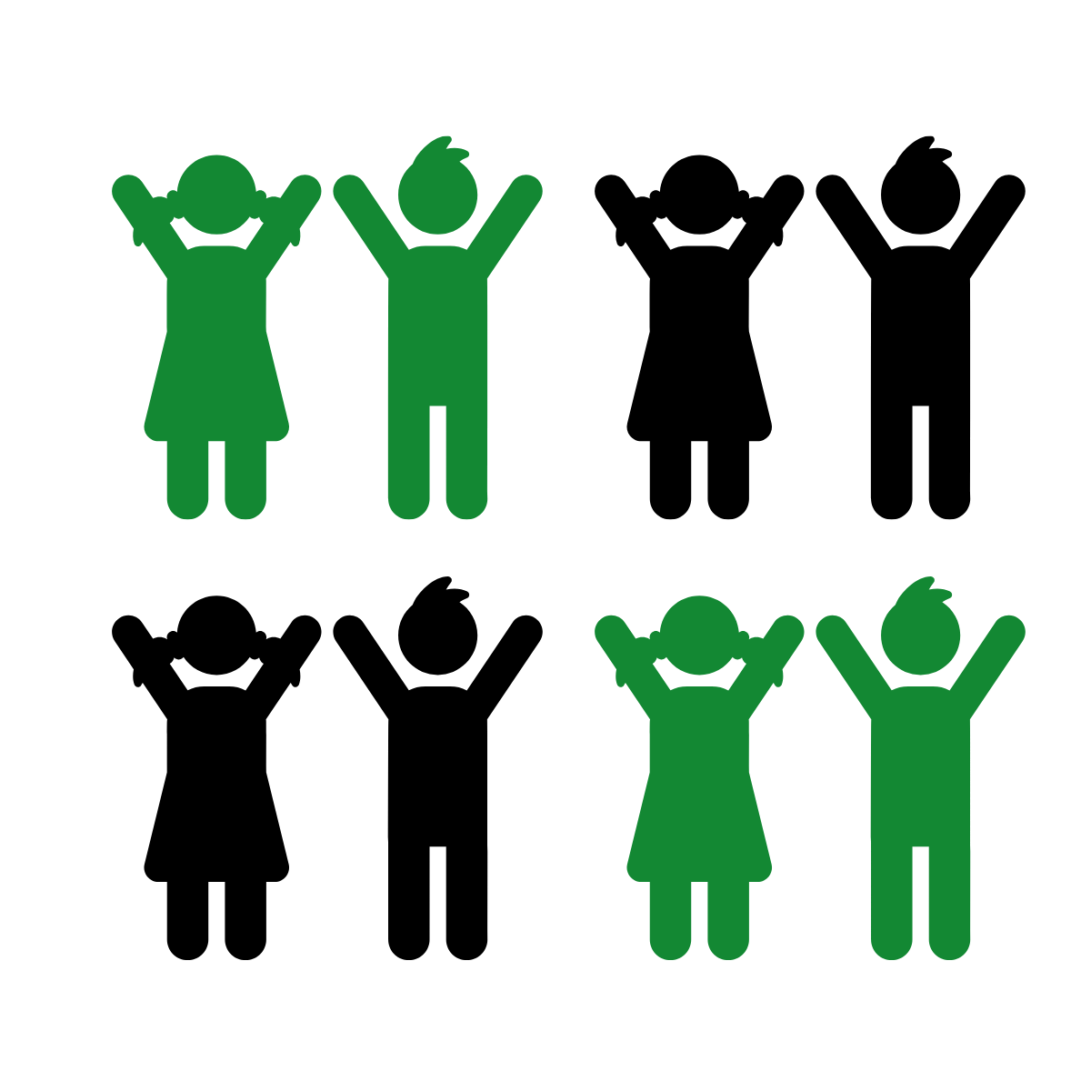 Partner with Wellies in the Woods; icon of people