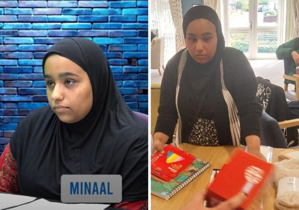 Minaal taking part in King's Trust activities