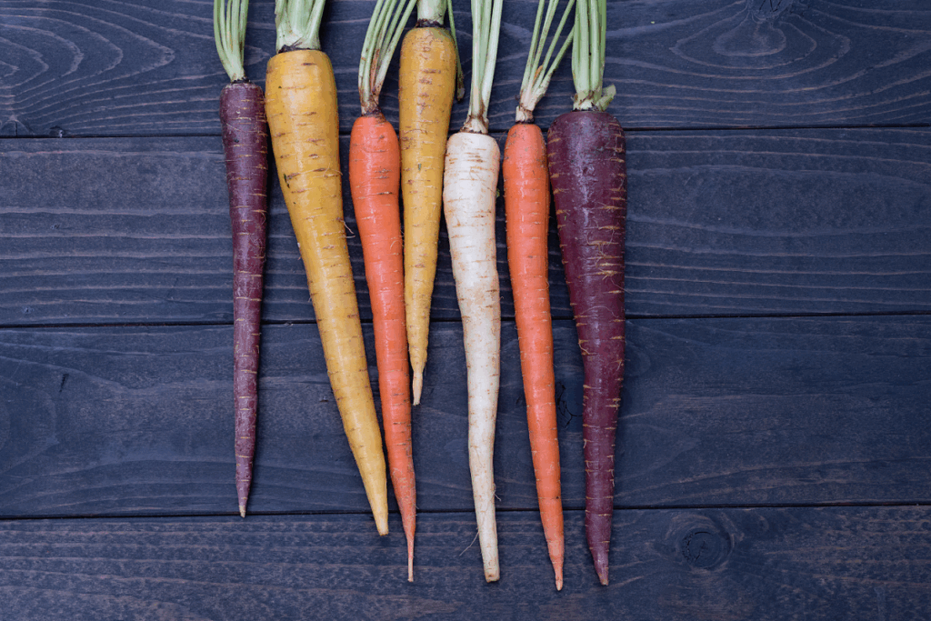 Heirloom carrots