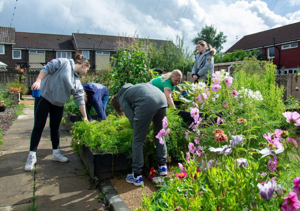 People in Hattersley Green Community Hub
