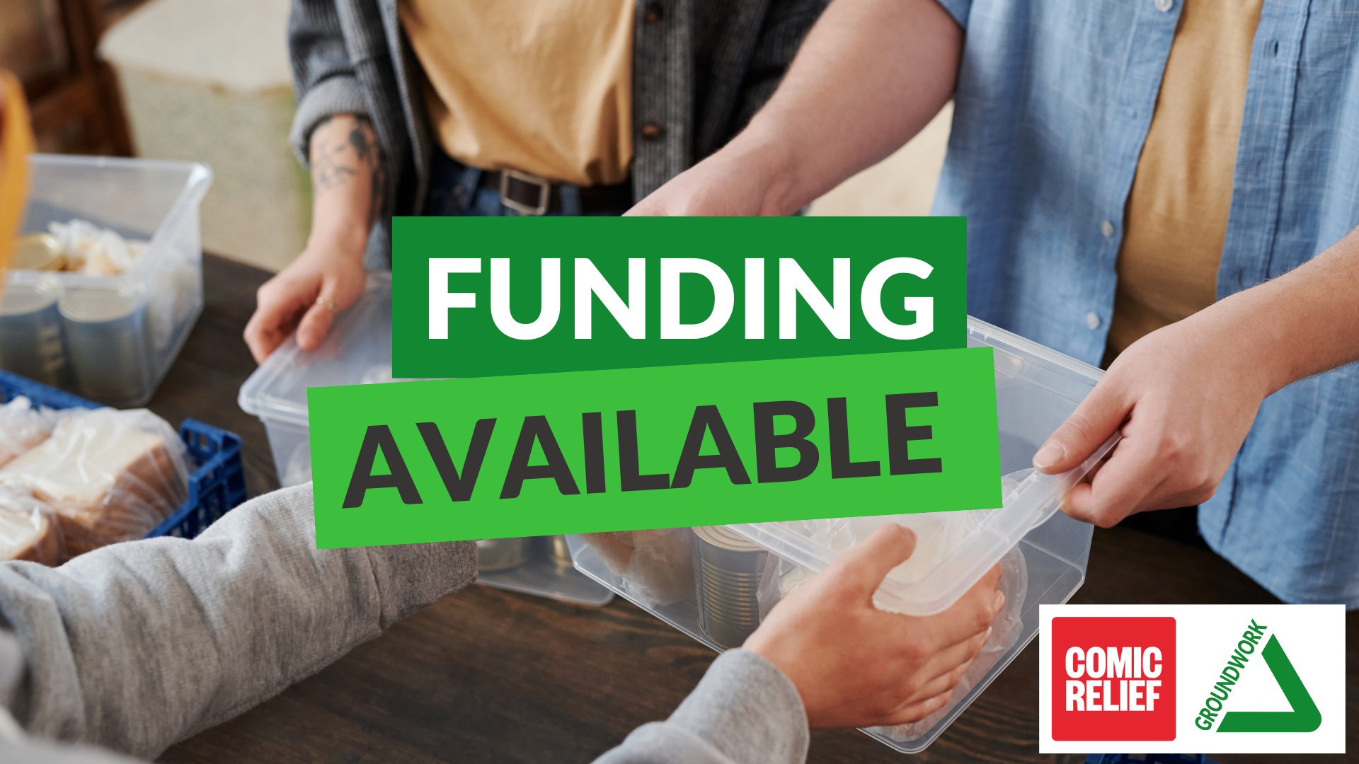 NEWS: Groundwork and Comic Relief to offer grants of up to £5,000 to community groups