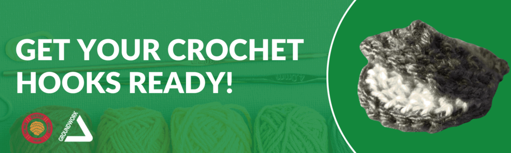 "Get your crochet hooks ready! " large crochet oyster example
