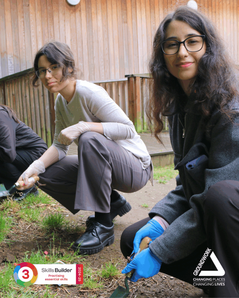 Greig City Academy student during social action day with the Youth leadership Programme by Groundwork London