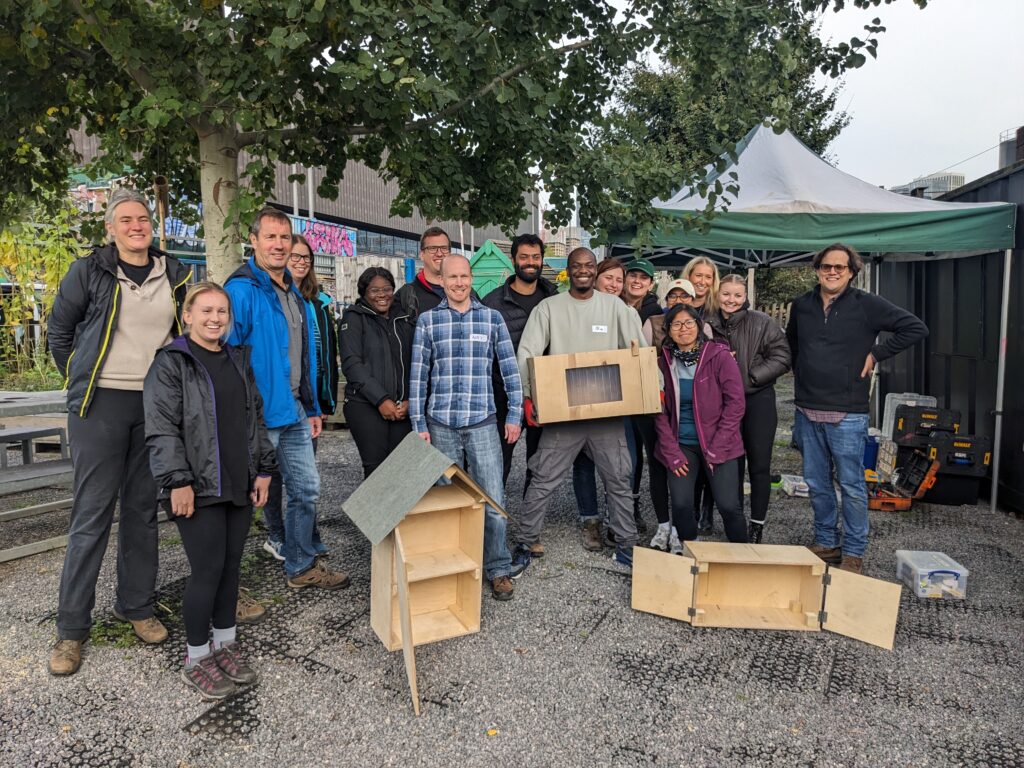 Photo of employee volunteers
