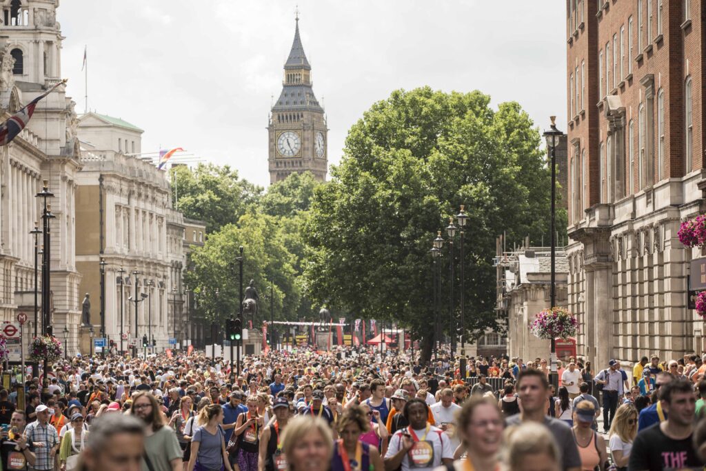 Image of runners from previous Saucony London 10k event