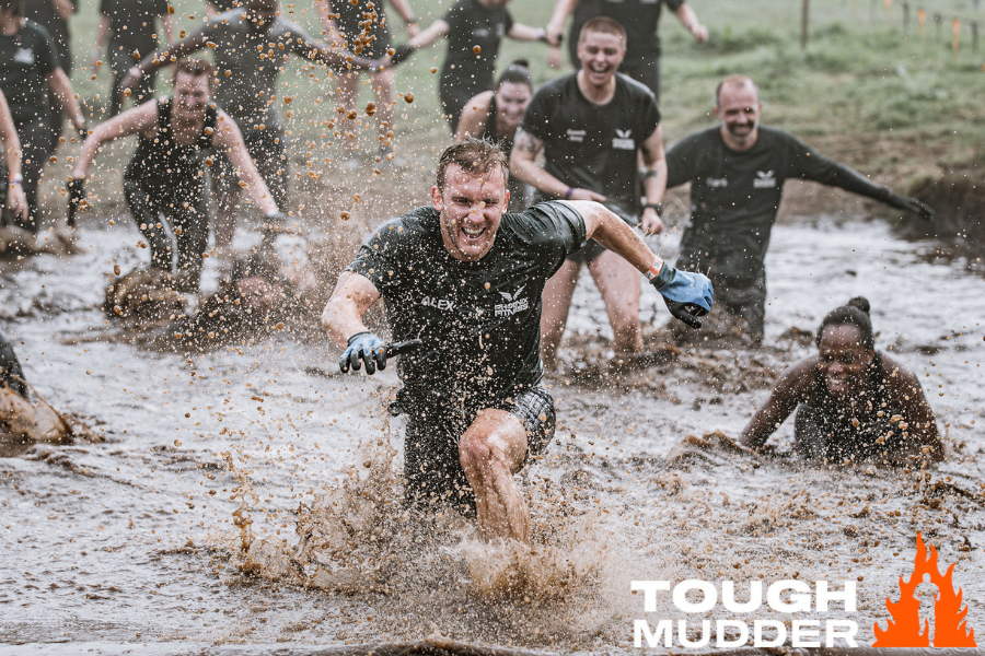 Image of participants from previous Tough Mudder event