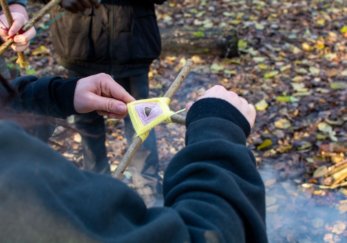 Alternative education nature crafts
