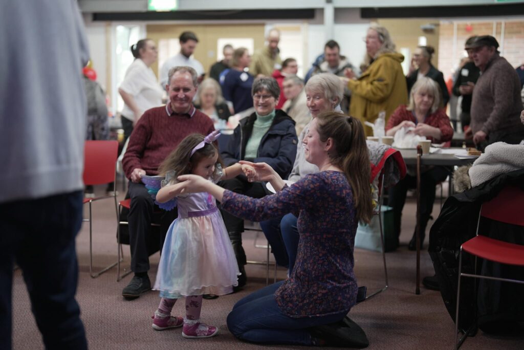 Local residents at Windmill Hill, where they have been at the heart of decision-making.