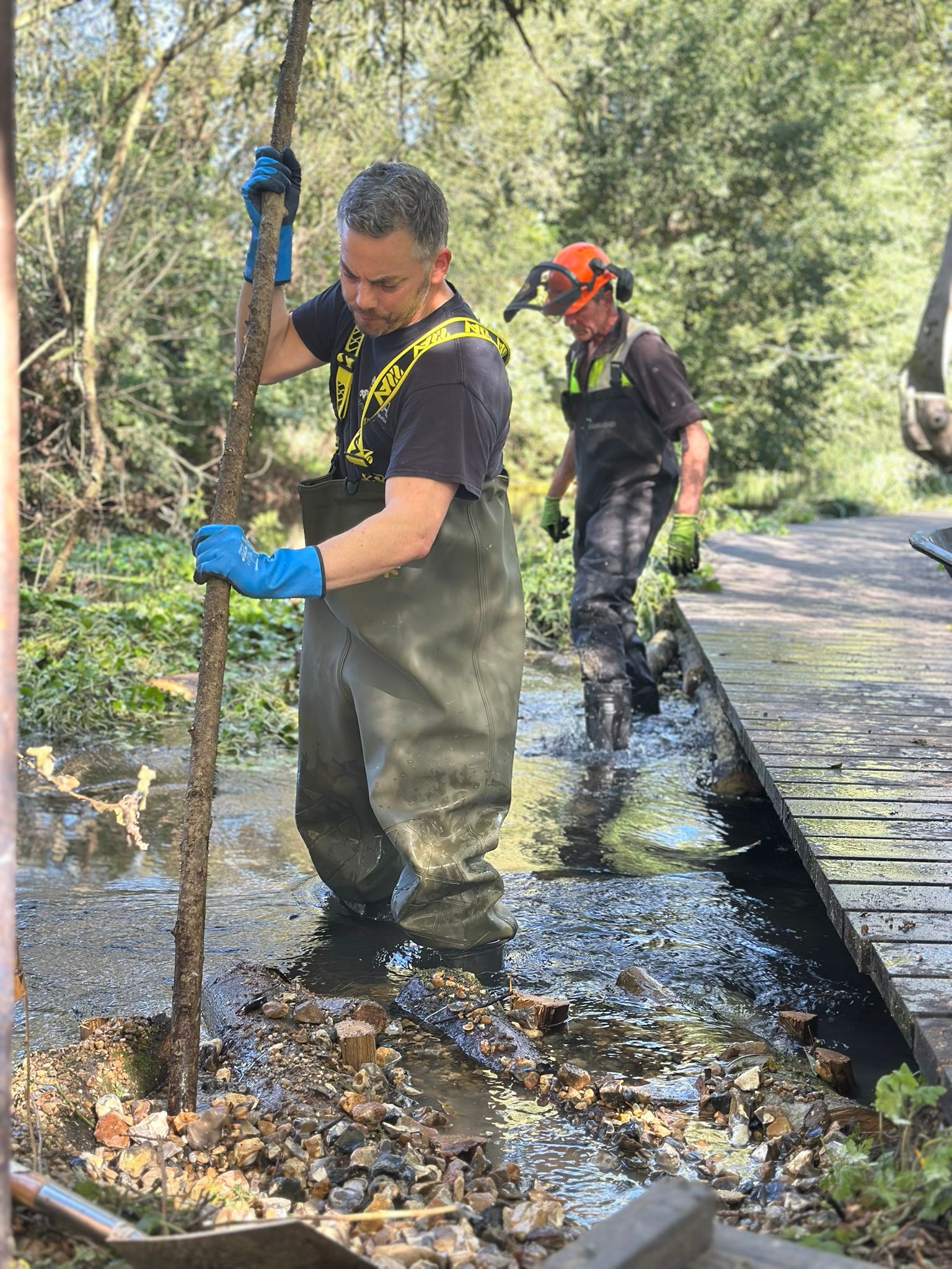 Matt from the River Team at the Colne Valley Regional Park