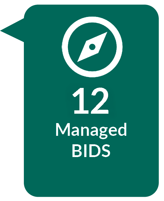 12 managed BIDs