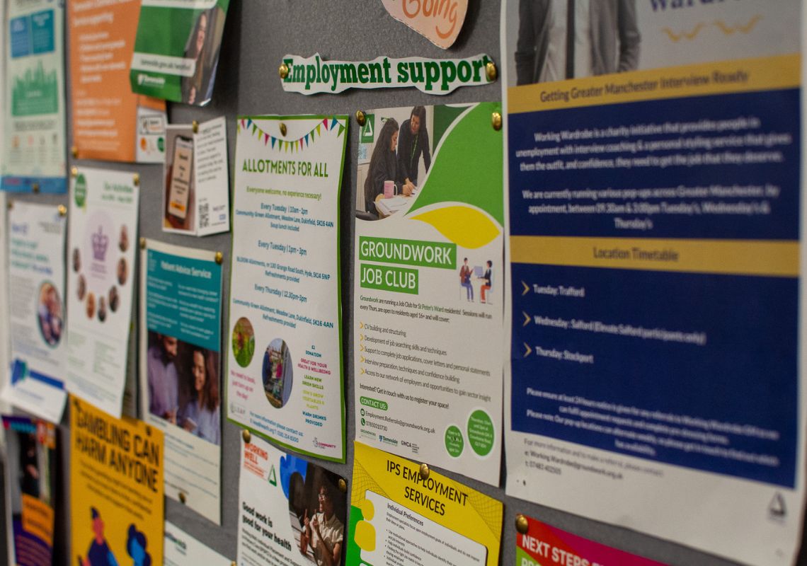 St Peter's Job Club flyer