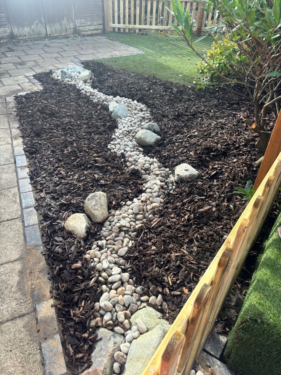 marble run rain garden in a school