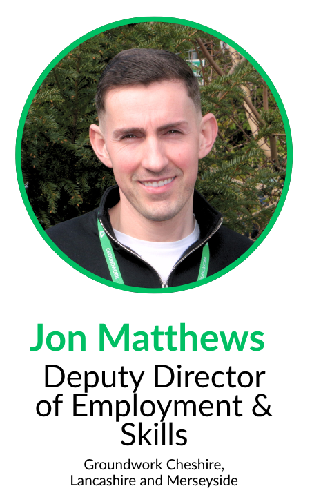 Photo of Jon Matthews, Deputy Director of Employment and Skills at Groundwork.