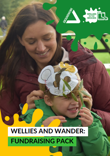 Wellies and Wander: phot of a mother with her son playing outside