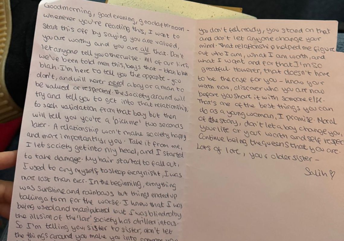 Book piece, written by one of the group members