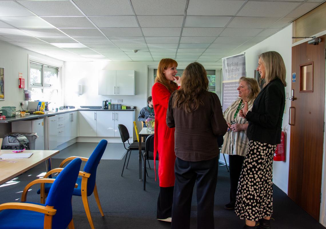 Angela Rayner MP at Groundwork