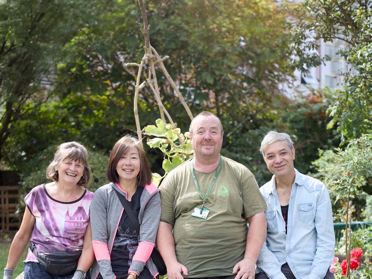 Volunteers and staff at Grow Blackpool
