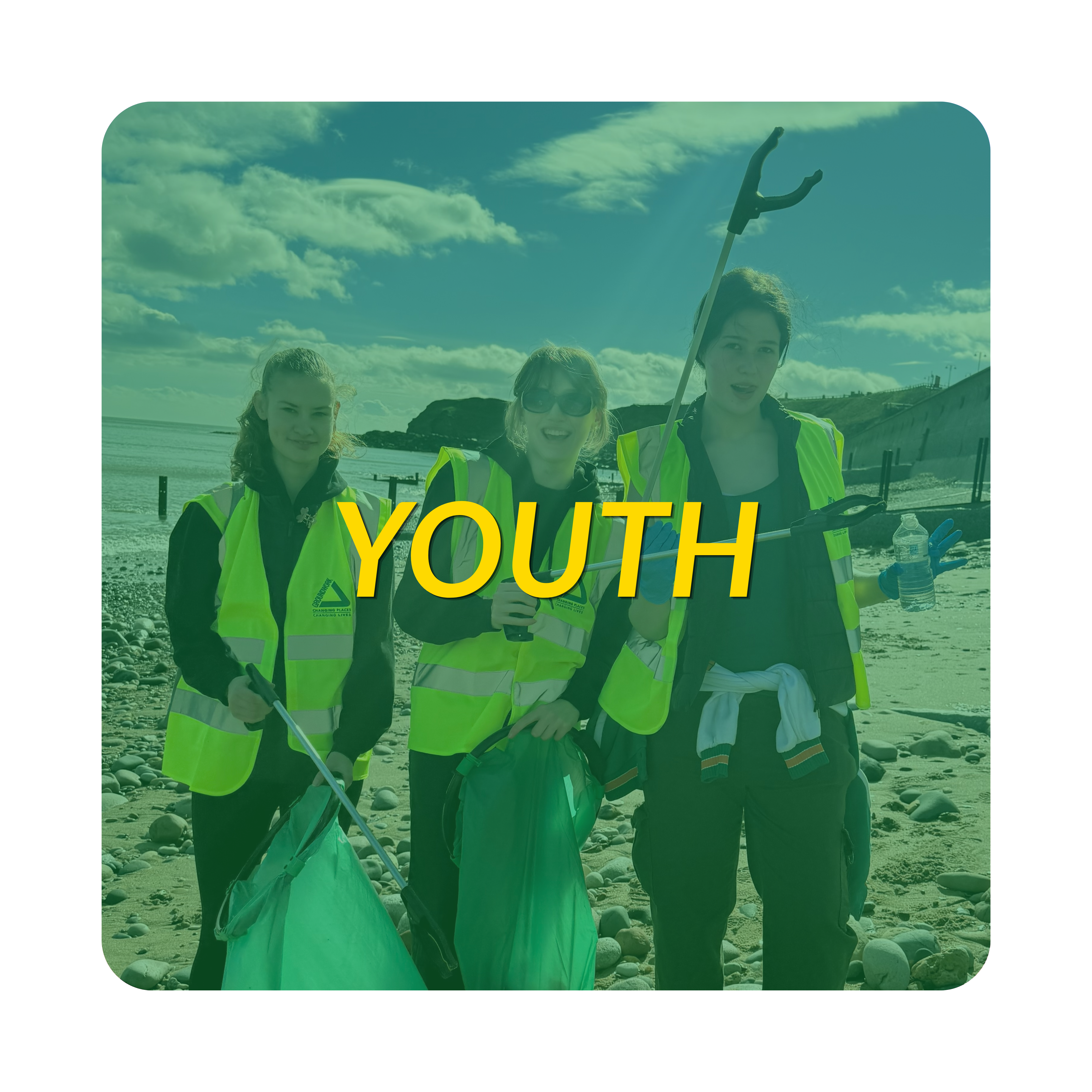 Youth projects button