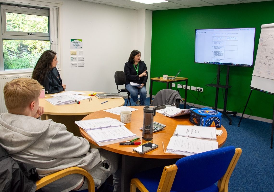 Participants in a training session