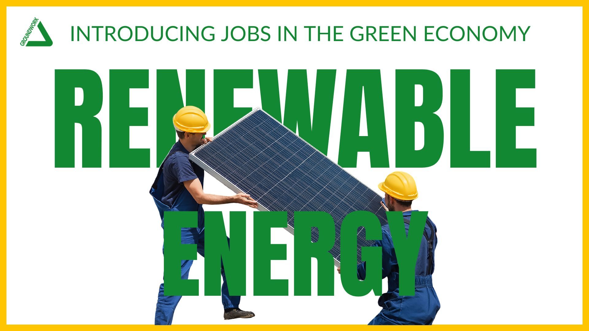 Renewable energy green jobs guide