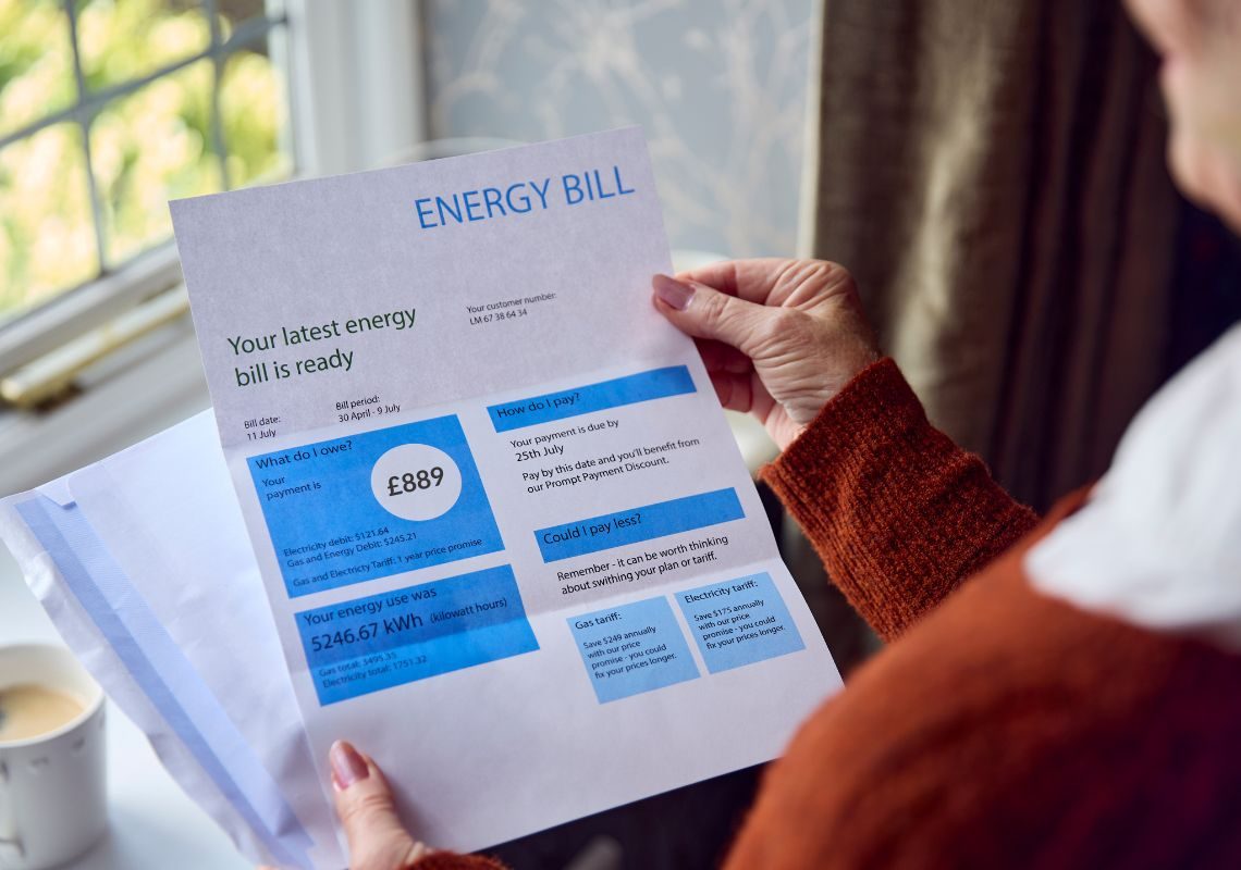 Energy bill which was cleared by our Green Doctors