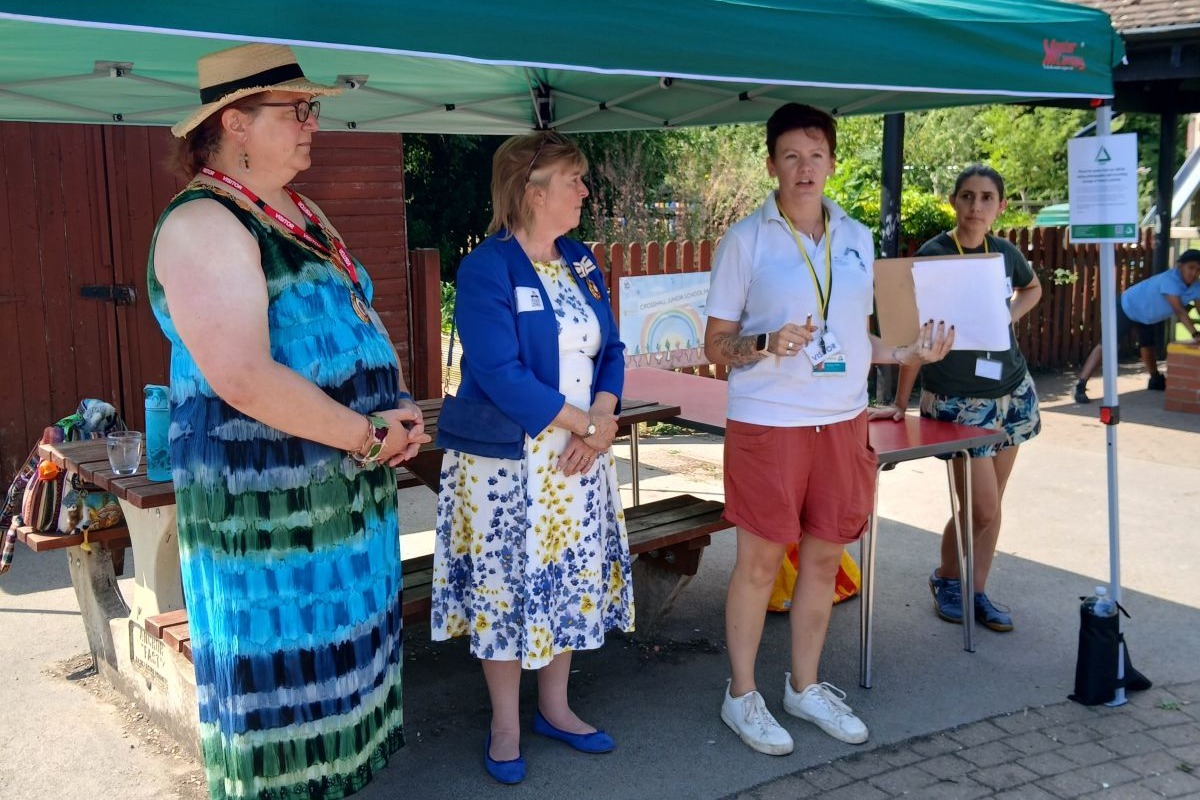 Presenting awards at Veg Fest 2026