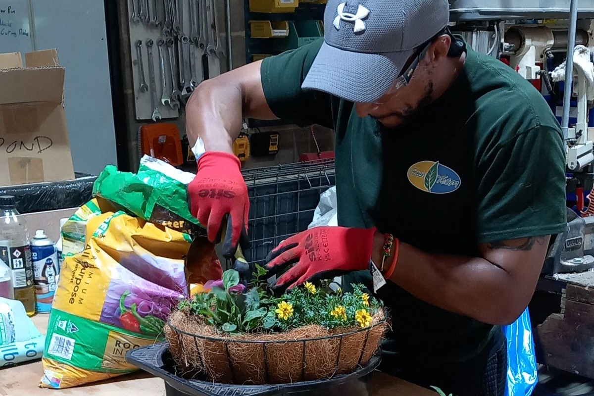 making a planter