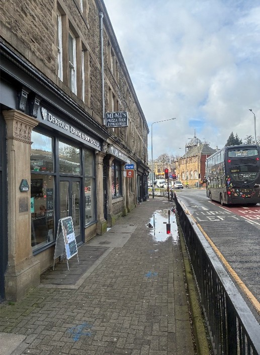 Shop front in Rawtenstall